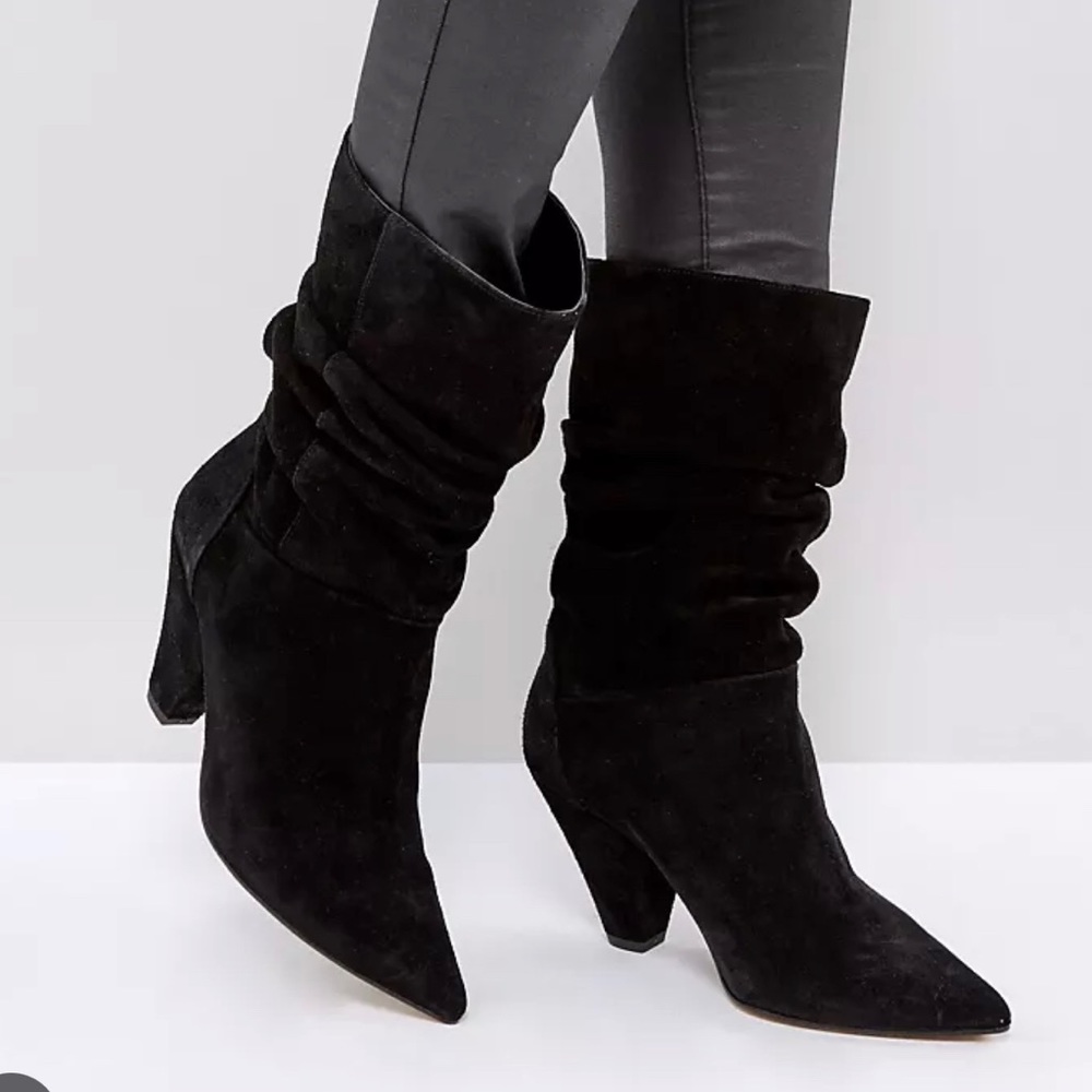 Womens Cianna Slouch Boots-Universal Thread Black